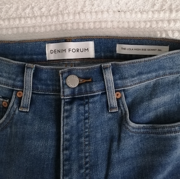 Denim Forum - The Lola High Rise Skinny Jeans - Picture 3 of 5